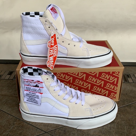 VANS SK8-Hi TAPERED DIY White/True White WMNS - Picture 2 of 15